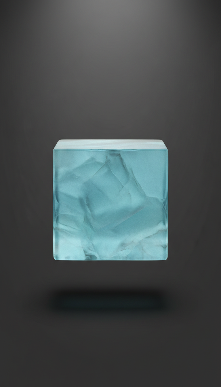 Rare Blue Fluorite Cube Formation