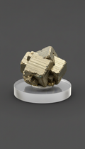 Pyrite Cluster on Custom Stand