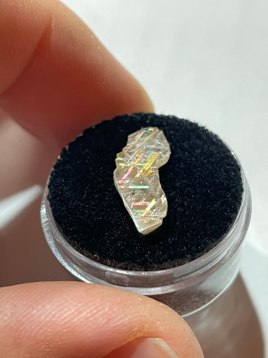 19mm Australian Rainbow Lattice Sunstone Polished Face RARE 3.82ct