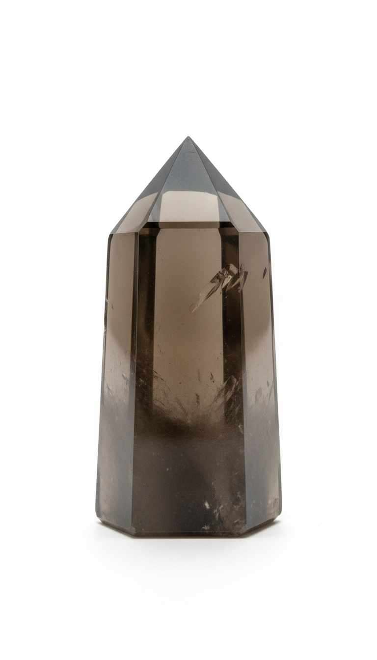 Large Smoky Quartz Point Sculpture